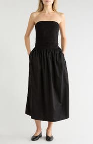 rag & bone Claudia Strapless Ponte Dress