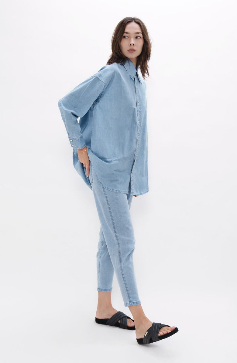 1People-US Louisiana Classic Denim Shirt, Alternate, color, Sky Blue