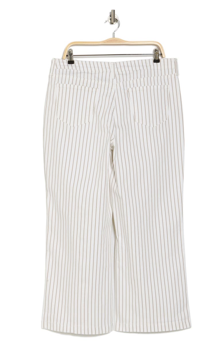 NYDJ Teresa Stripe Ankle Wide Leg Jeans, Alternate, color, 