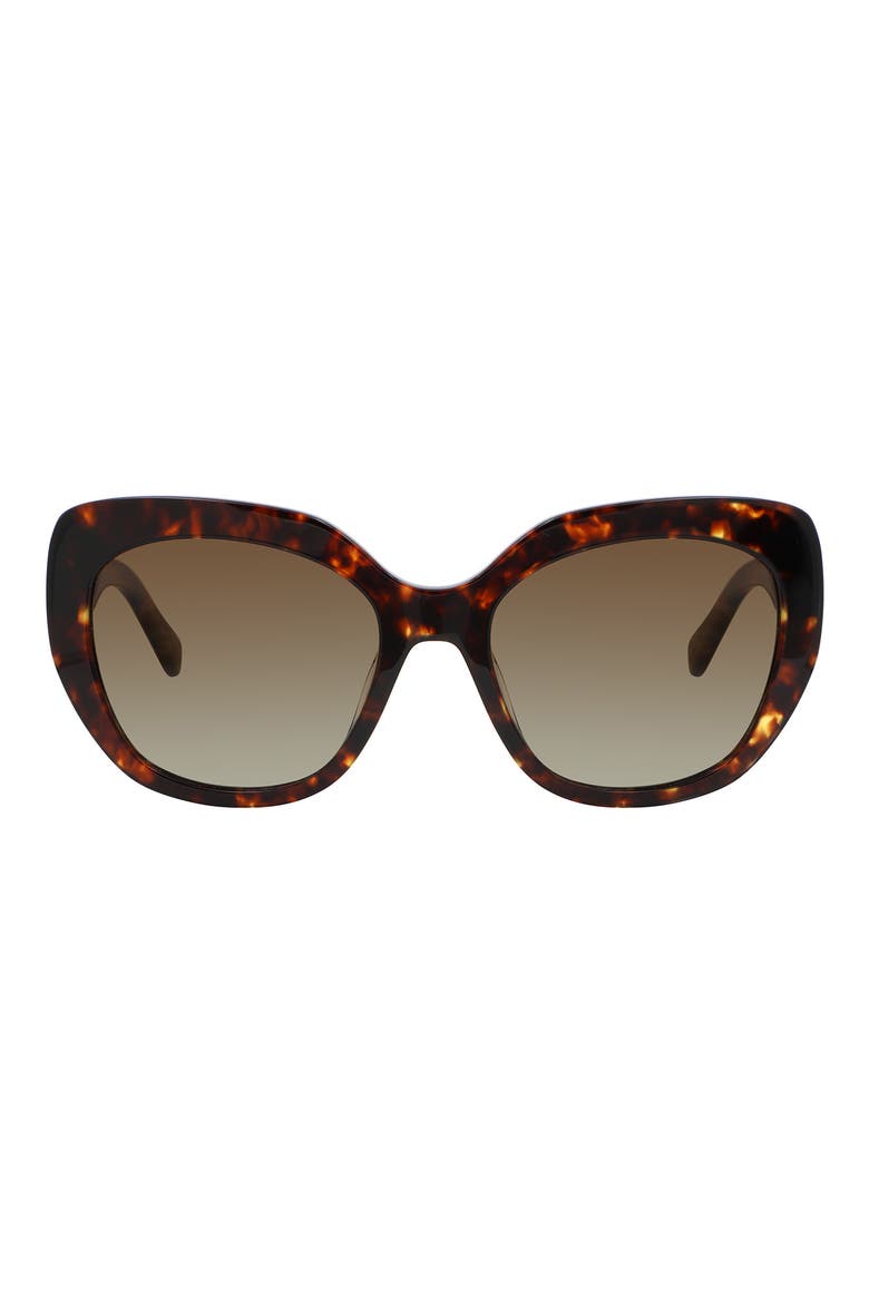 winslet 55mm polarized cat eye sunglasses, Main, color, 02IK-LA
