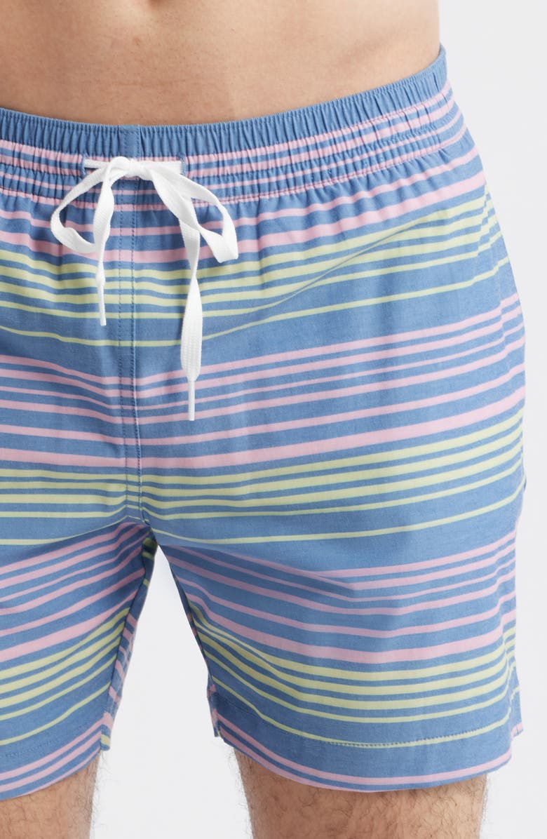 Chubbies The Blossom Bands 5.5-Inch Swim Trunks, Alternate, color, Dusty Blue