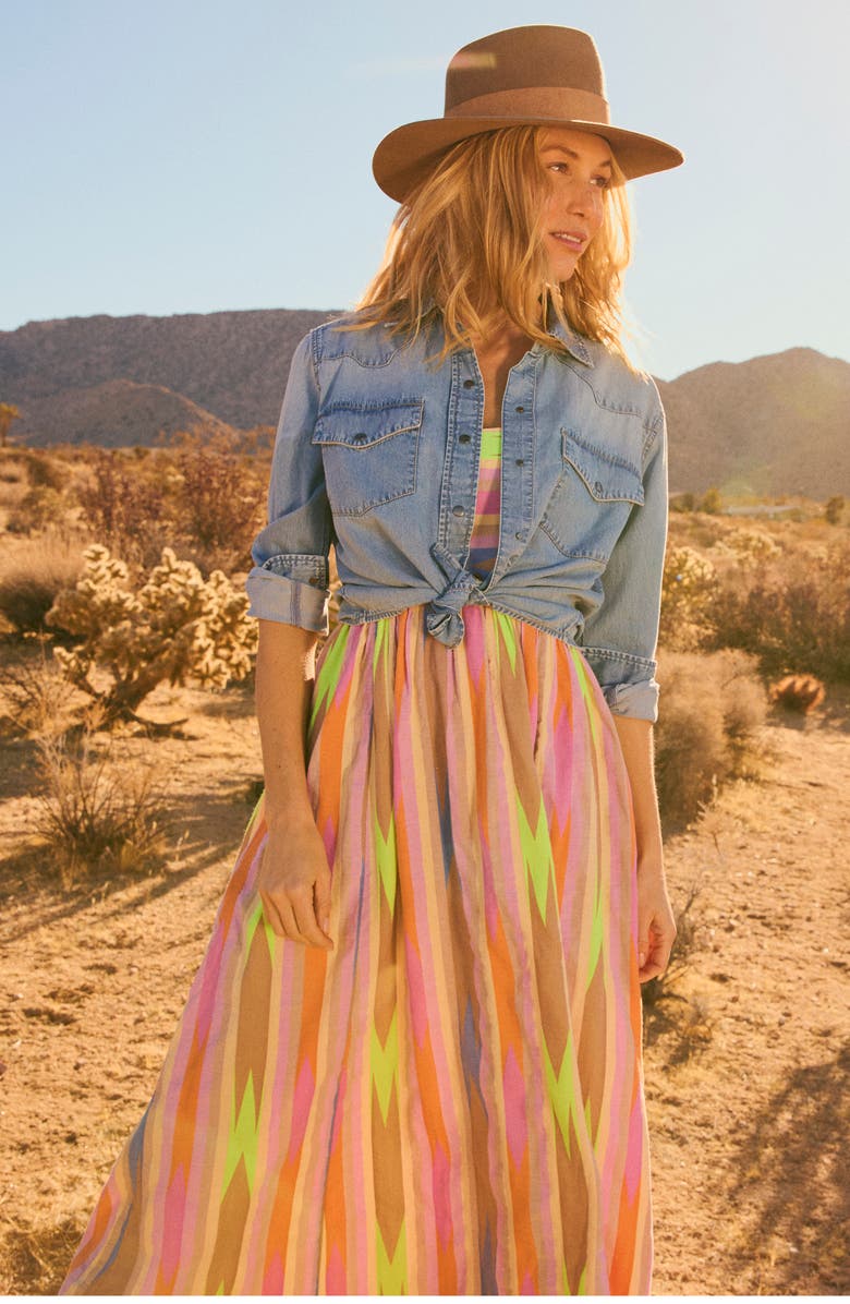 NIC+ZOE The Western Denim Shirt, Alternate, color,