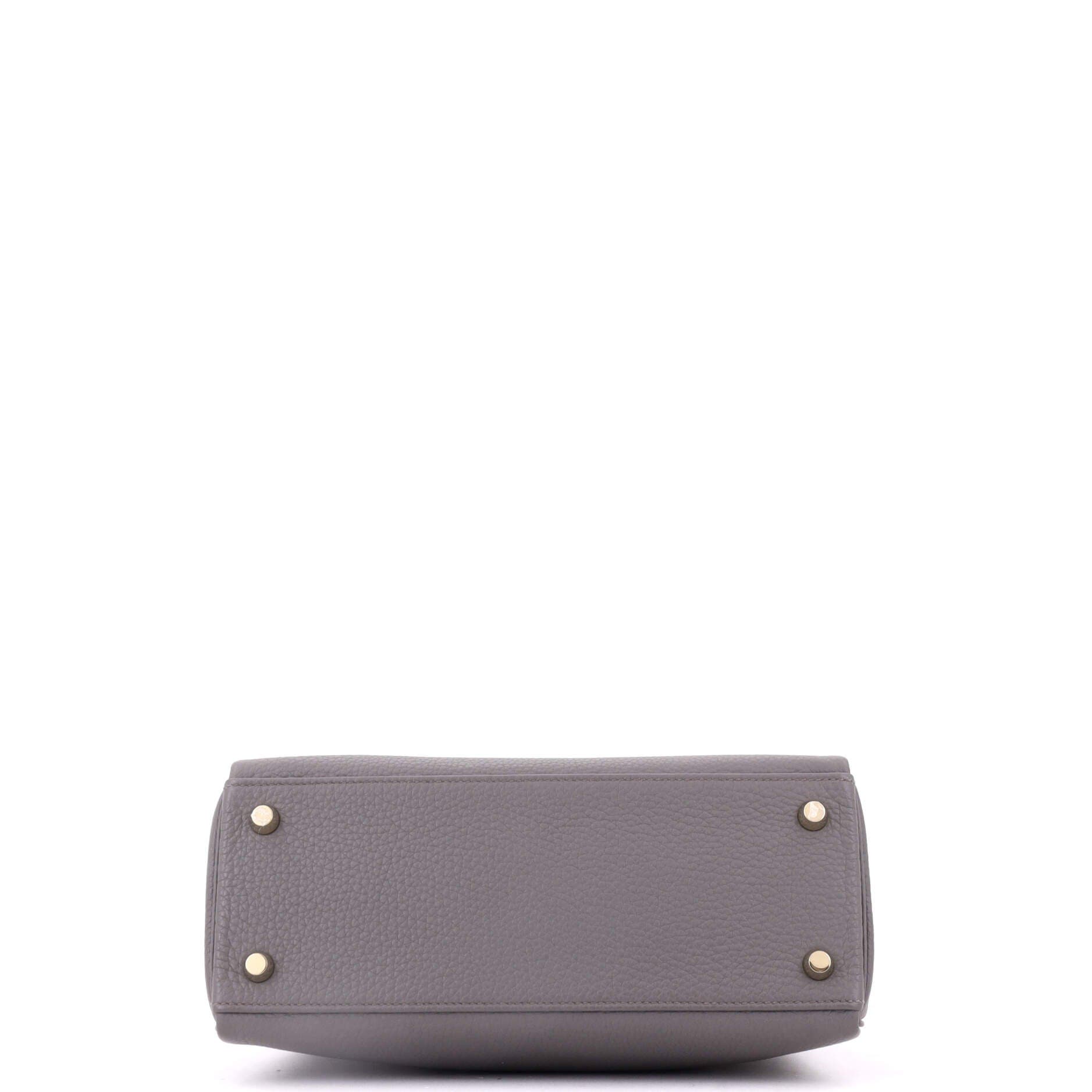 Kelly Handbag Grey Togo with Gold Hardware 25, Alternate, color, Grey