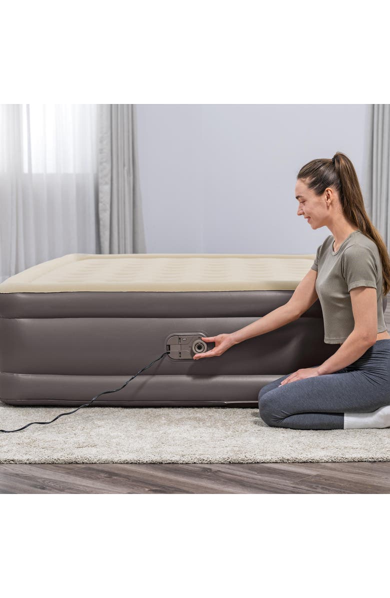 Coleman GuestRest 18 Inch Air Mattress, Queen, Alternate, color, Gray