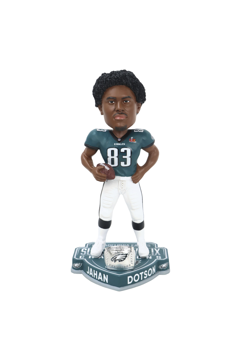 Jahan Dotson (Philadelphia Eagles) Super Bowl LIX Champ Bobblehead, Main, color, Multi-Color