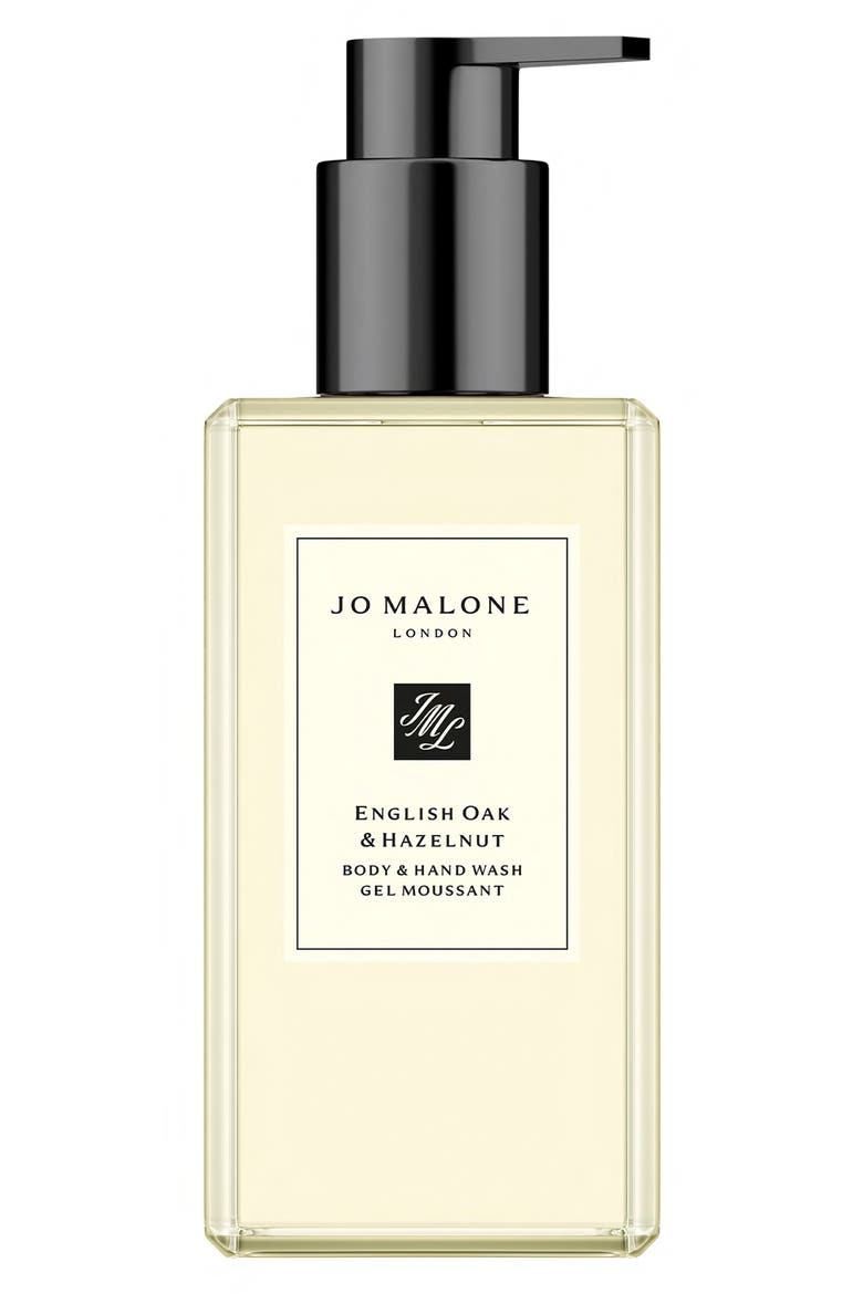 English Oak & Hazelnut Body & Hand Wash, Main, color, NO COLOR