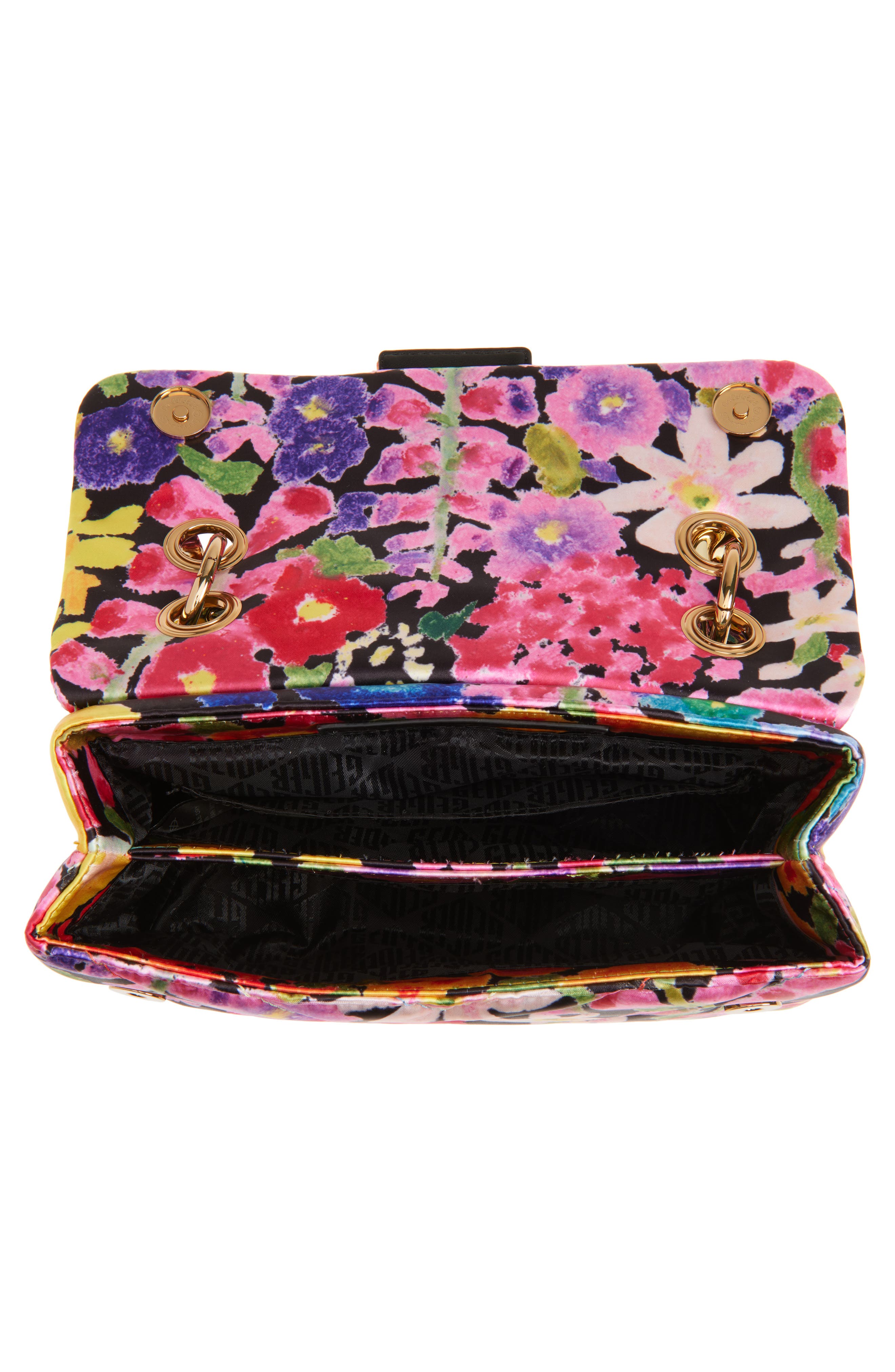 Kurt Geiger London Kensington Floral Quilted Top Carry Handle Bag, Alternate, color, 