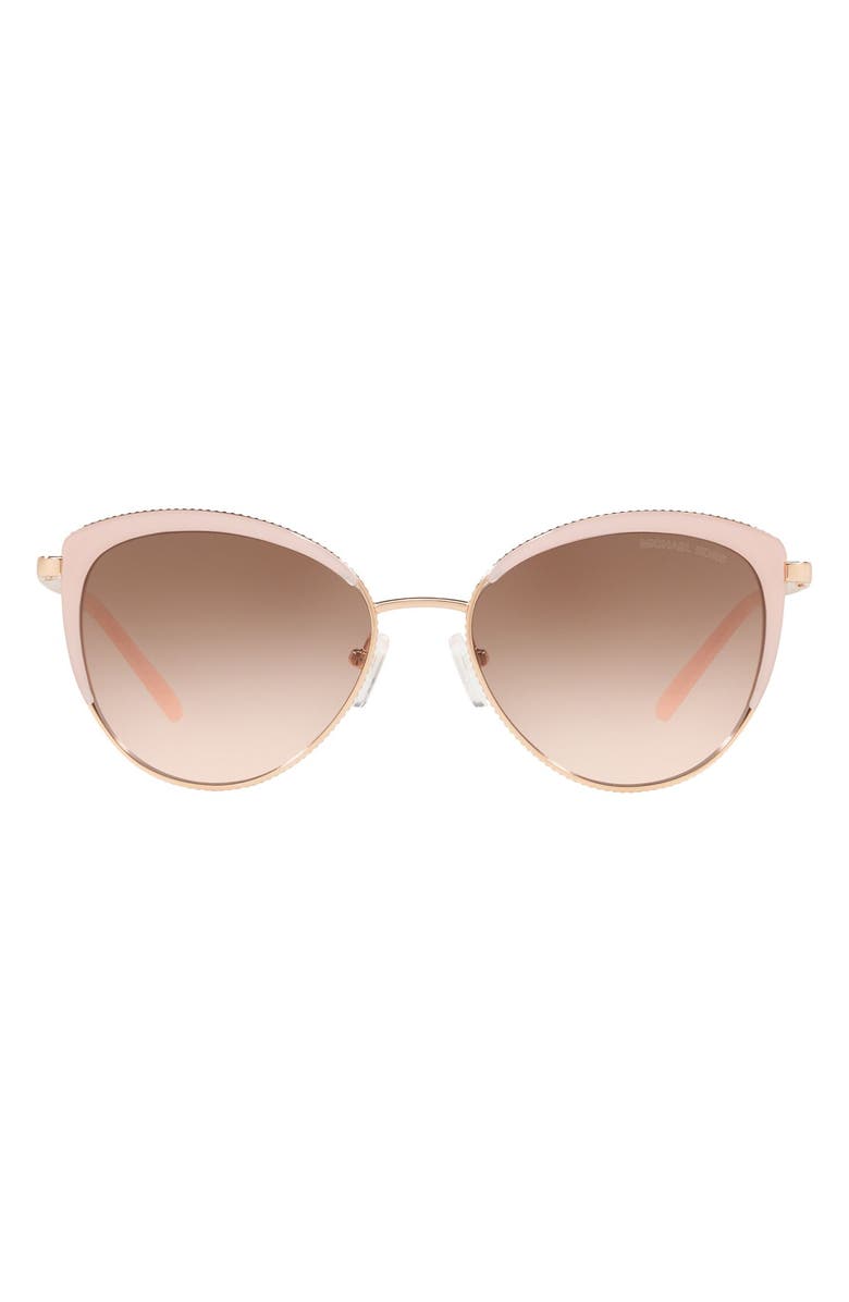 Michael Kors 56mm Gradient Cat Eye Sunglasses, Main, color, 