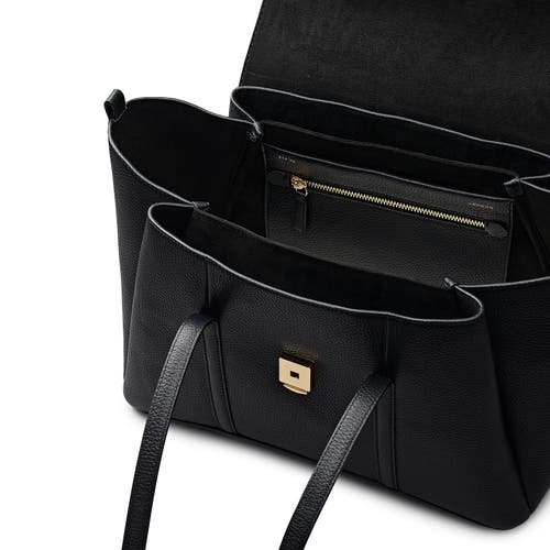 Radley The Chancery Medium Flapover Shoulder Bag In Black