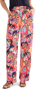 NIC+ZOE Kauai Garden Wide Leg Pants