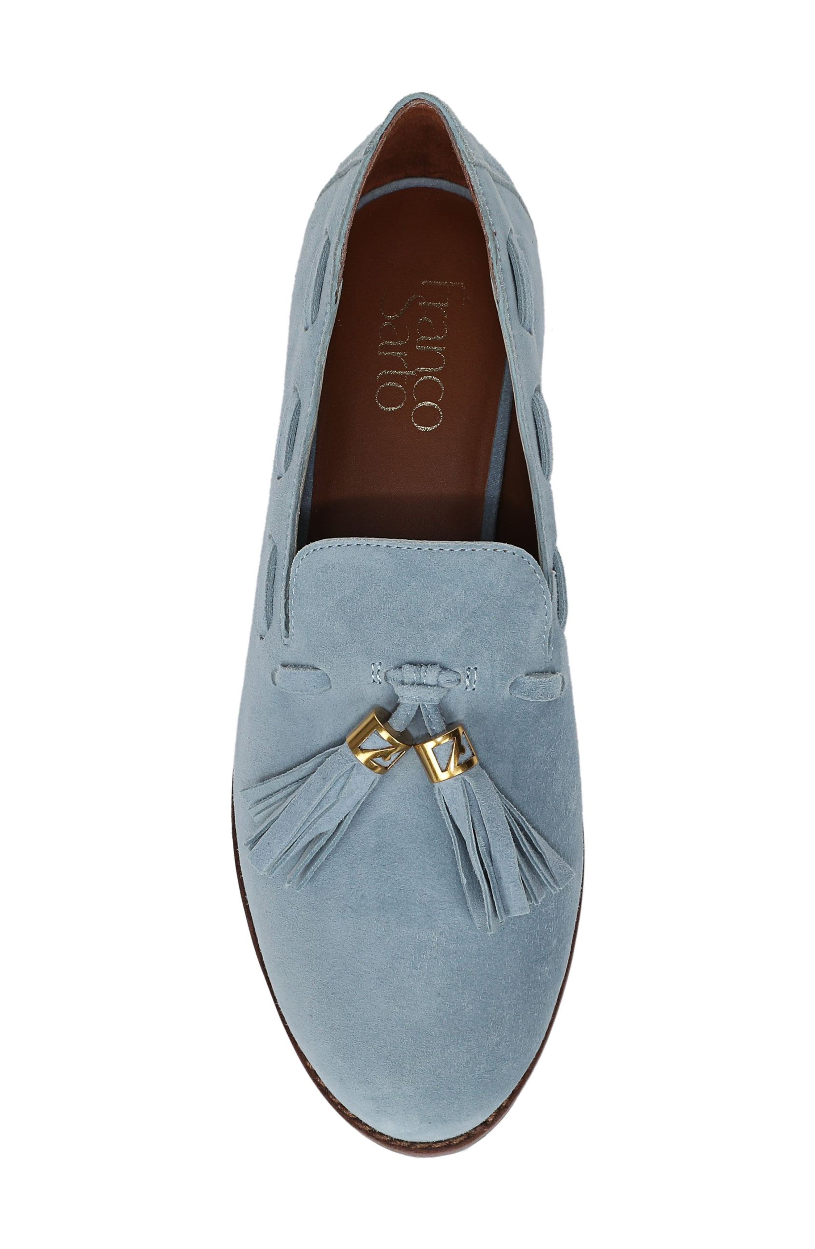 Hartlie Tassel Loafer, Alternate, color, DENIM