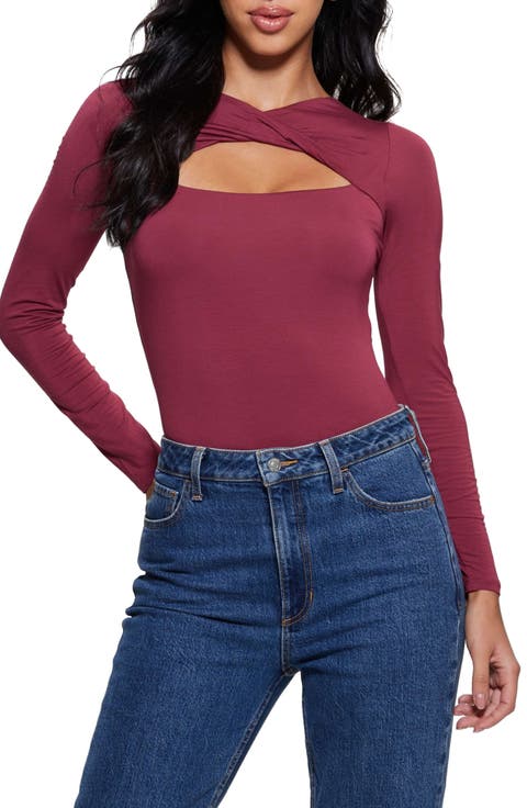 Mena Cutout Long Sleeve Top