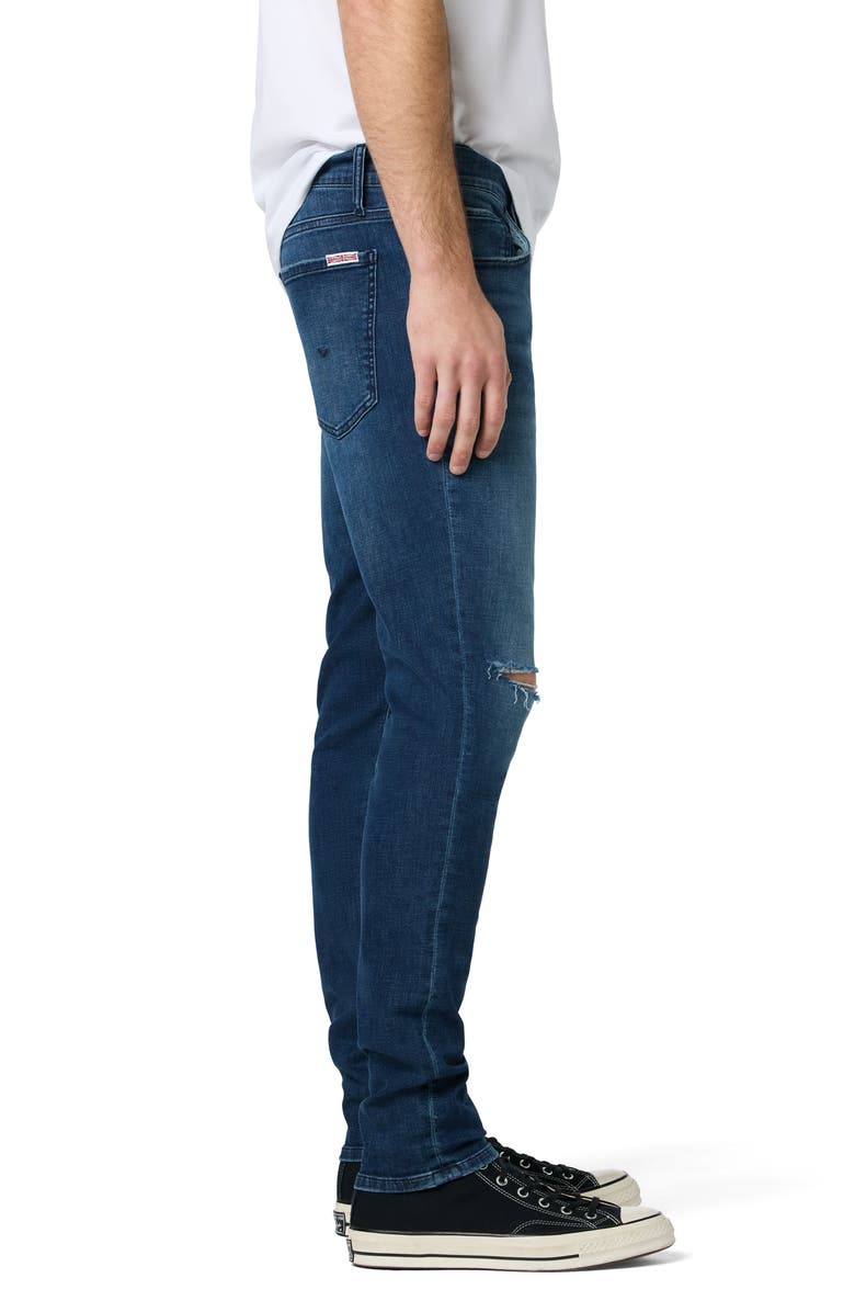 Hudson Jeans Zane Ripped Skinny Jeans, Alternate, color, Picadilly