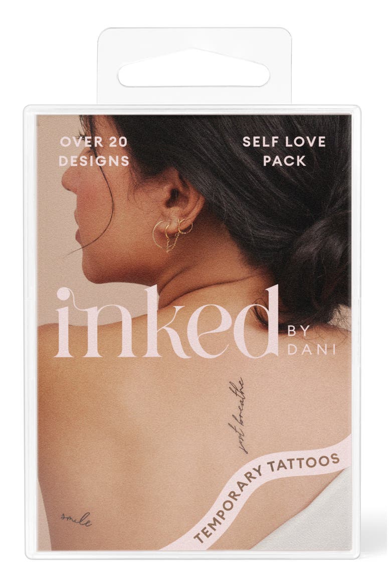 Self Love Pack Temporary Tattoos, Main, color, NONE