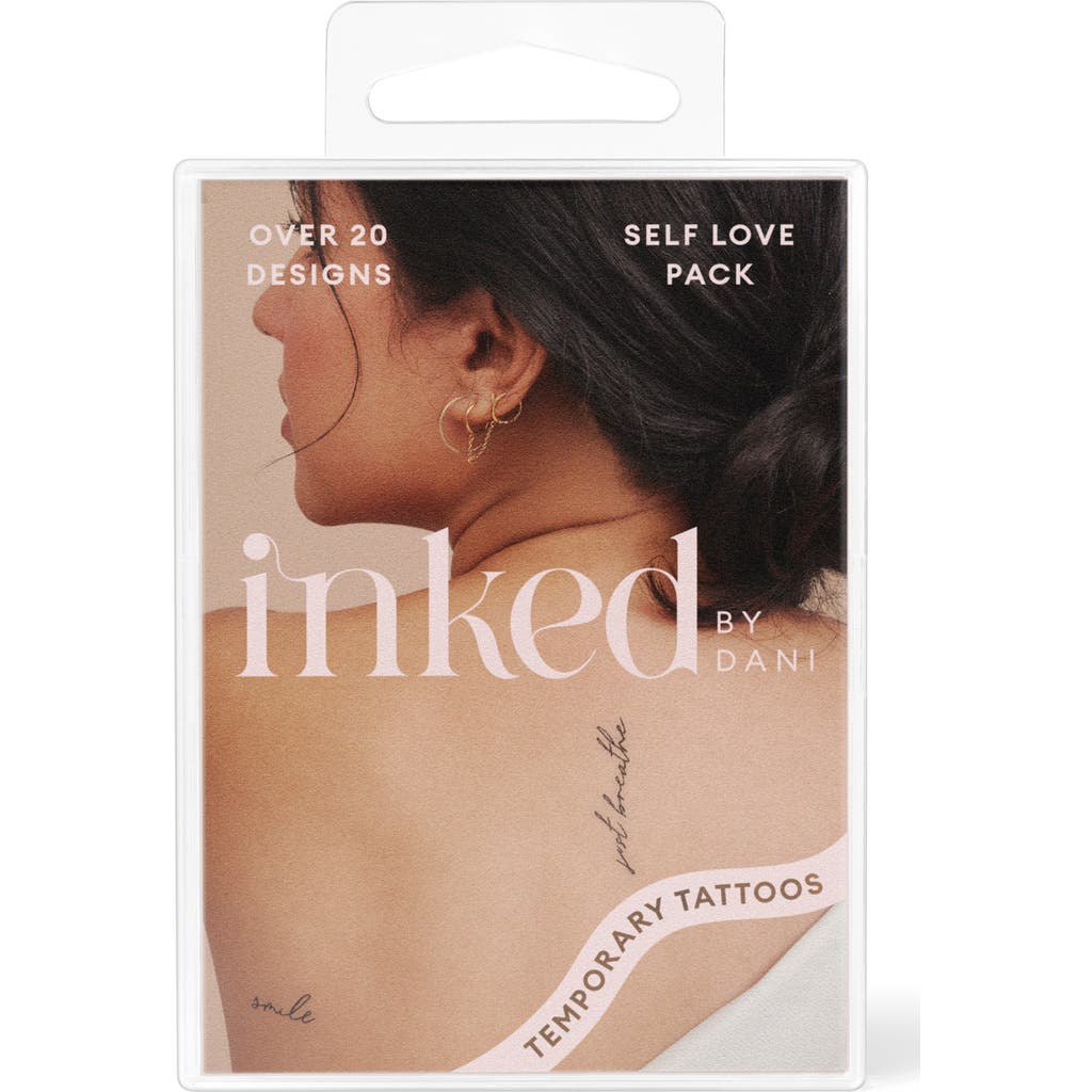 INKED by Dani Self Love Pack Temporary Tattoos in None at Nordstrom