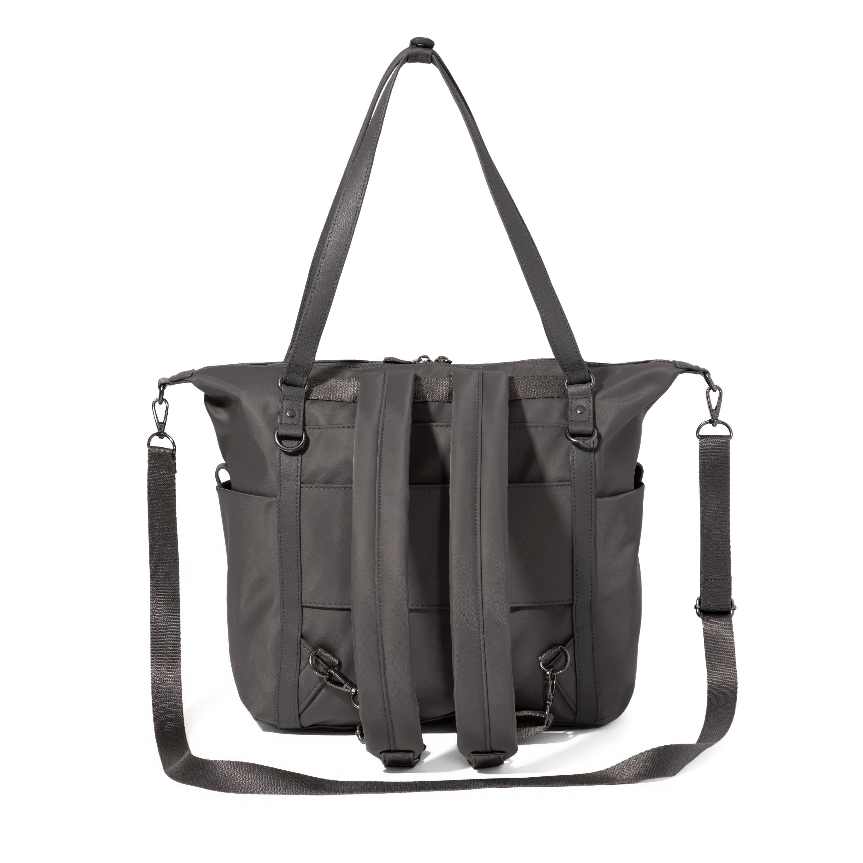 BAGGALLINI Nolita Small Convertible Backpack, Alternate, color, Smoke Twill