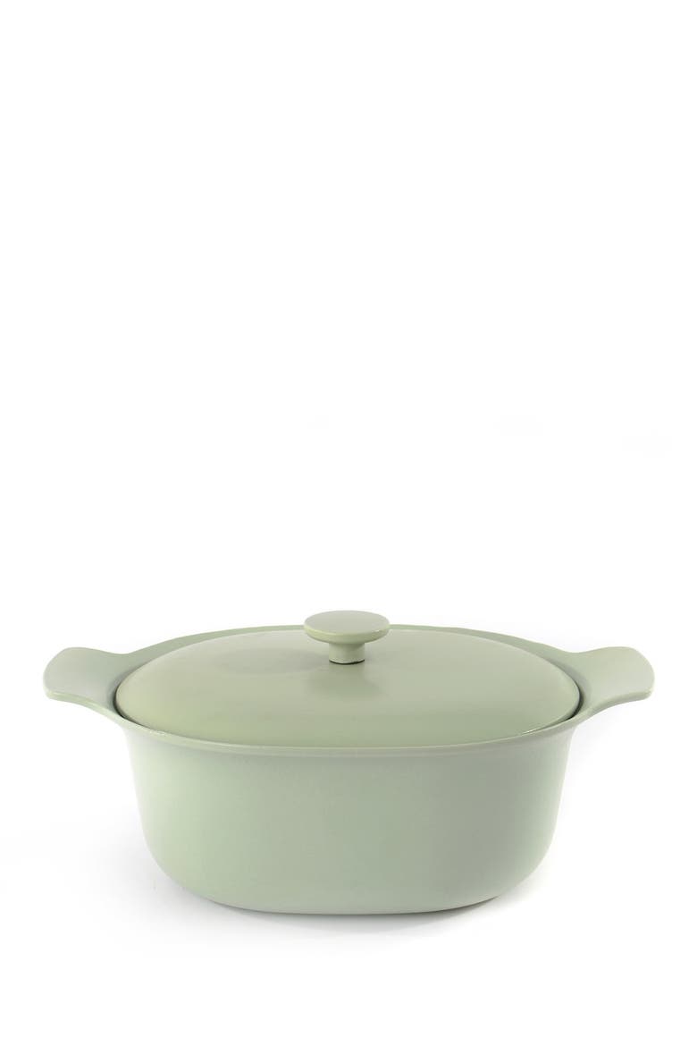 Black Ron Cast Iron 5.5 Quart Covered Casserole, Alternate, color, MULTI