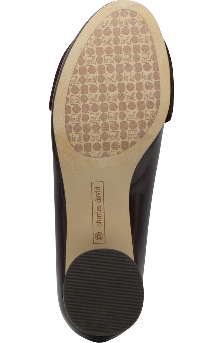 Charles David Breck Pump, Alternate, color, Brown