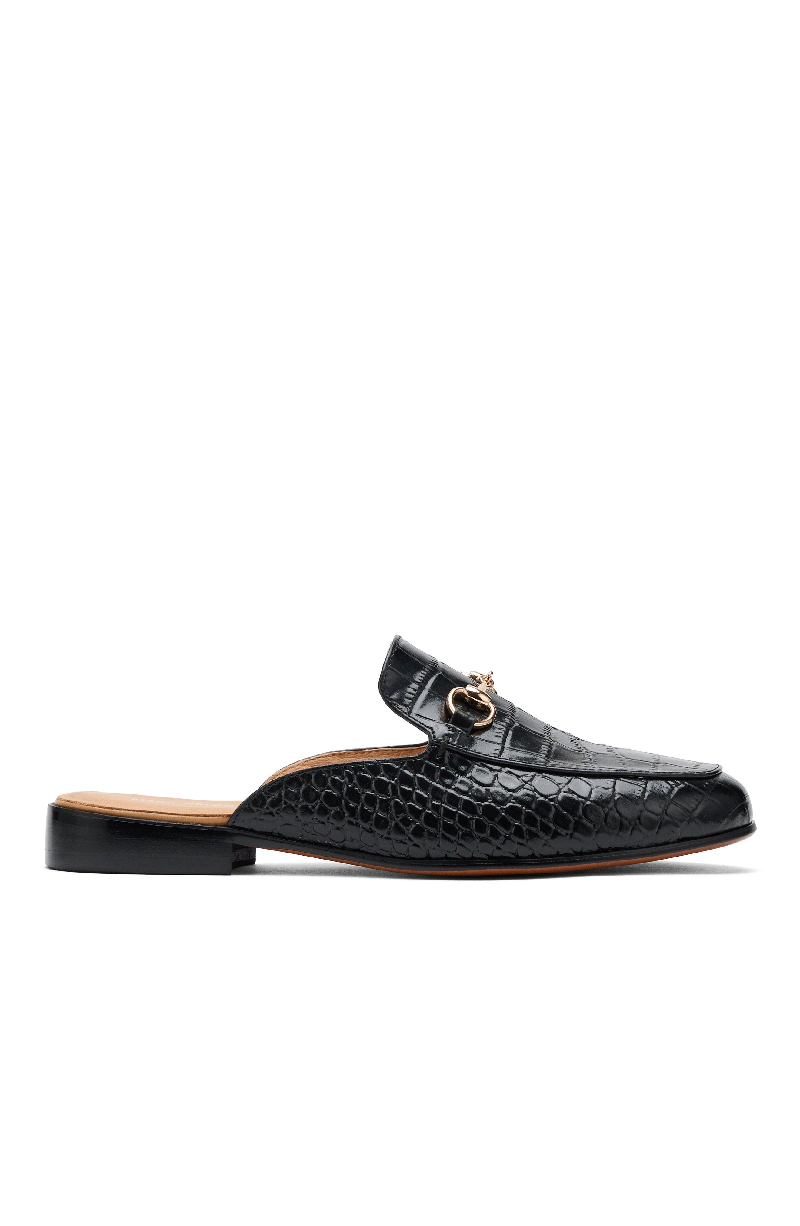 MARC NOLAN Ms. Del Sol Loafer Mule, Main, color, Black Croc