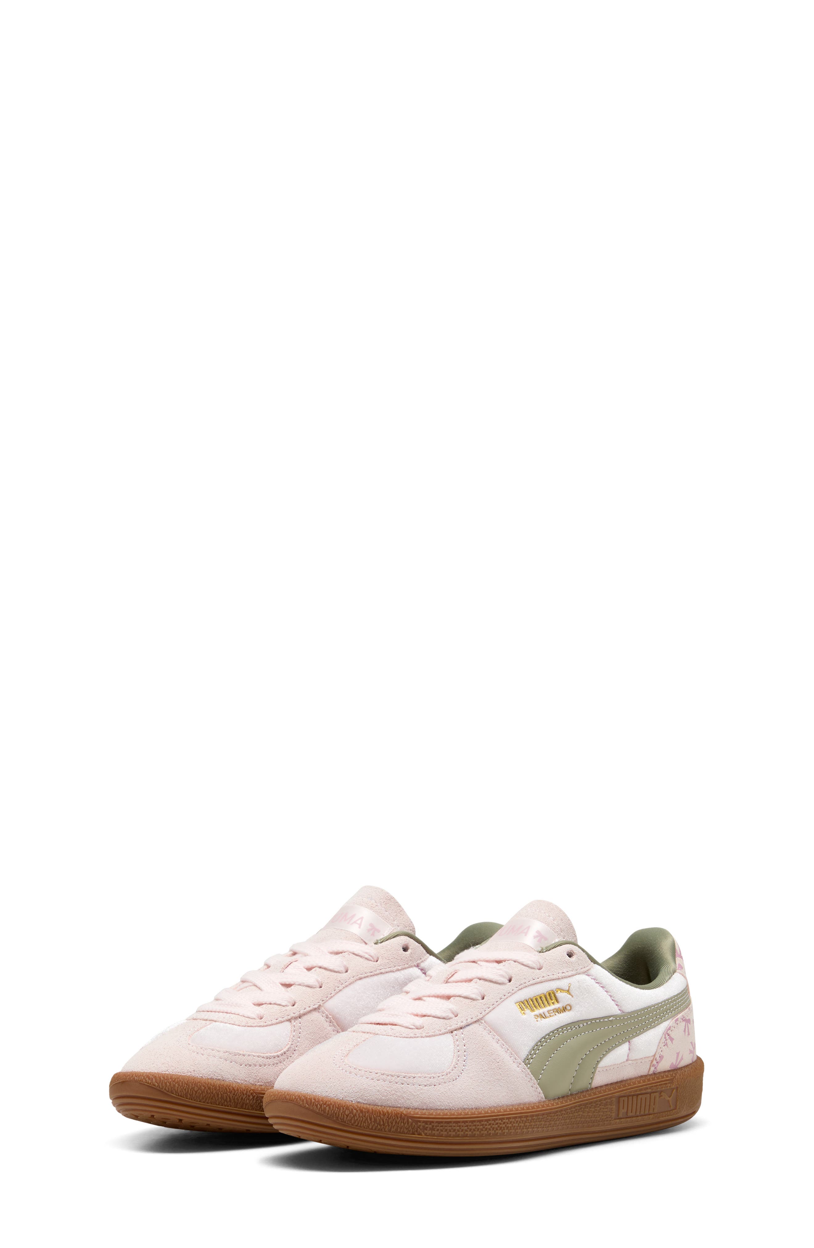 PUMA Kids' Palermo Sneaker, Alternate, color, Jasmine Flower-Lux Army