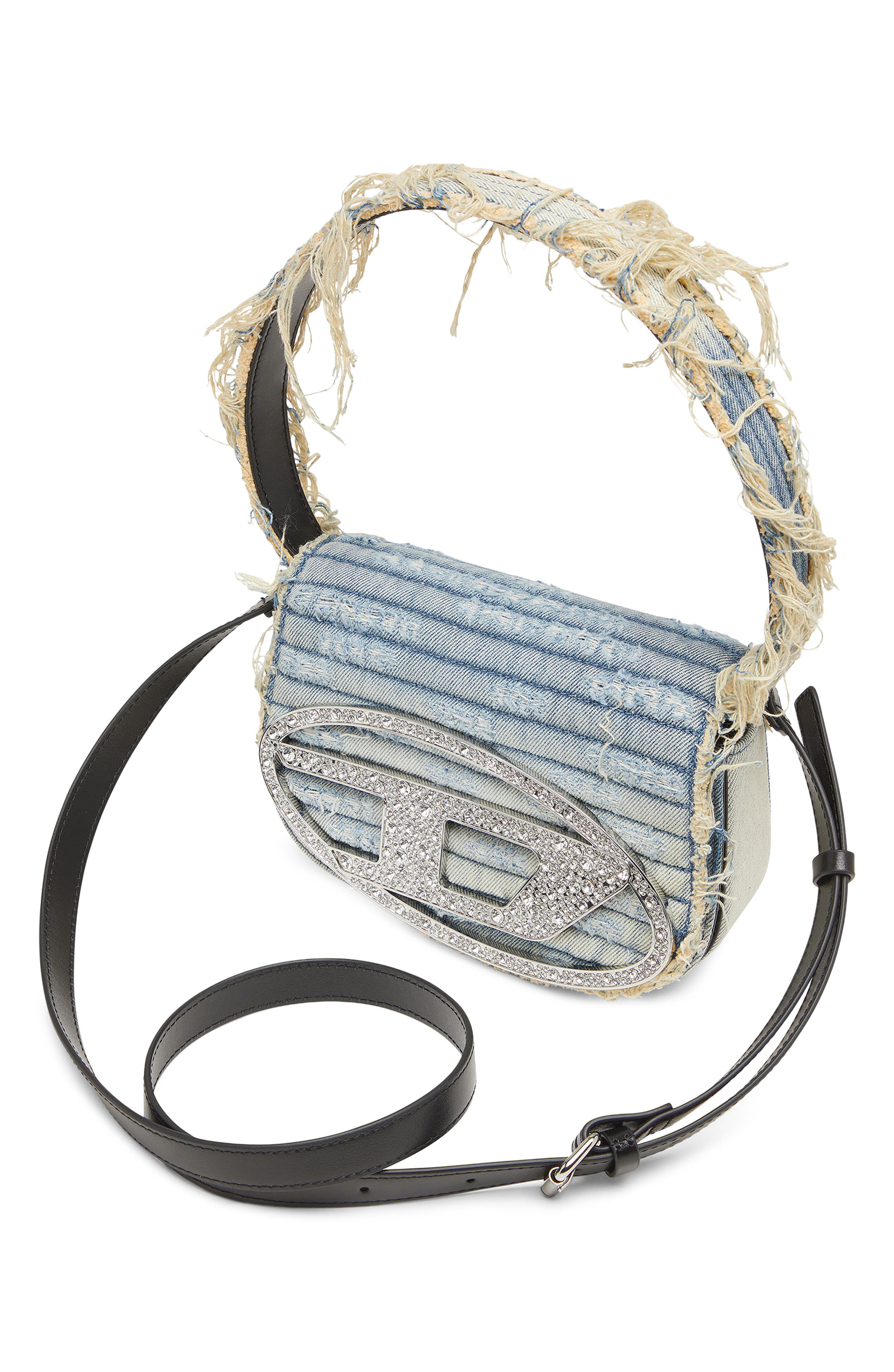 1DR Shoulder Bag, Alternate, color, DENIM