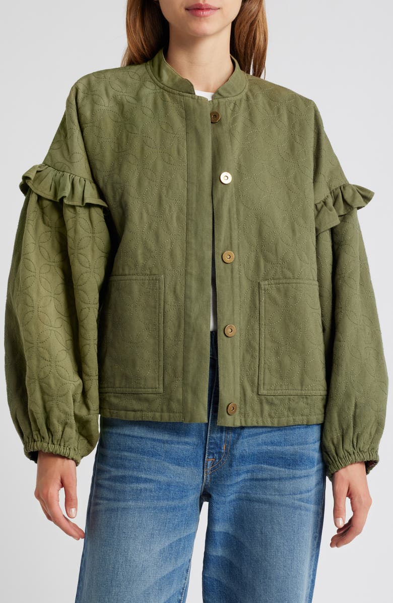 Cleobella Bobbi Reversible Cotton Quilted Jacket, Main, color,