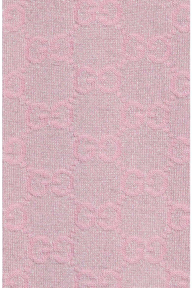 Metallic Logo Wool Blend Polo Dress, Alternate, color, PINK MULTICOLOR