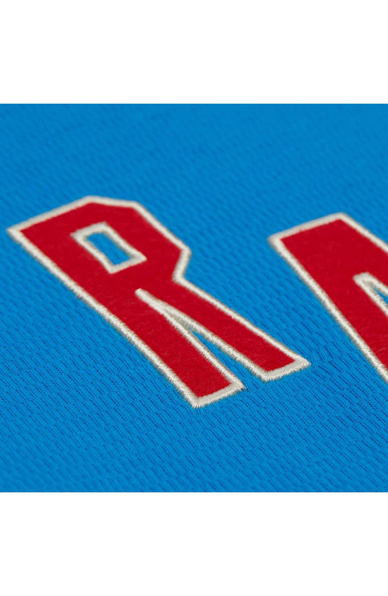 Mitchell & Ness Men's  Blue/White New York Rangers Centennial Lightweight Thermal Hoodie, Alternate, color, Blue