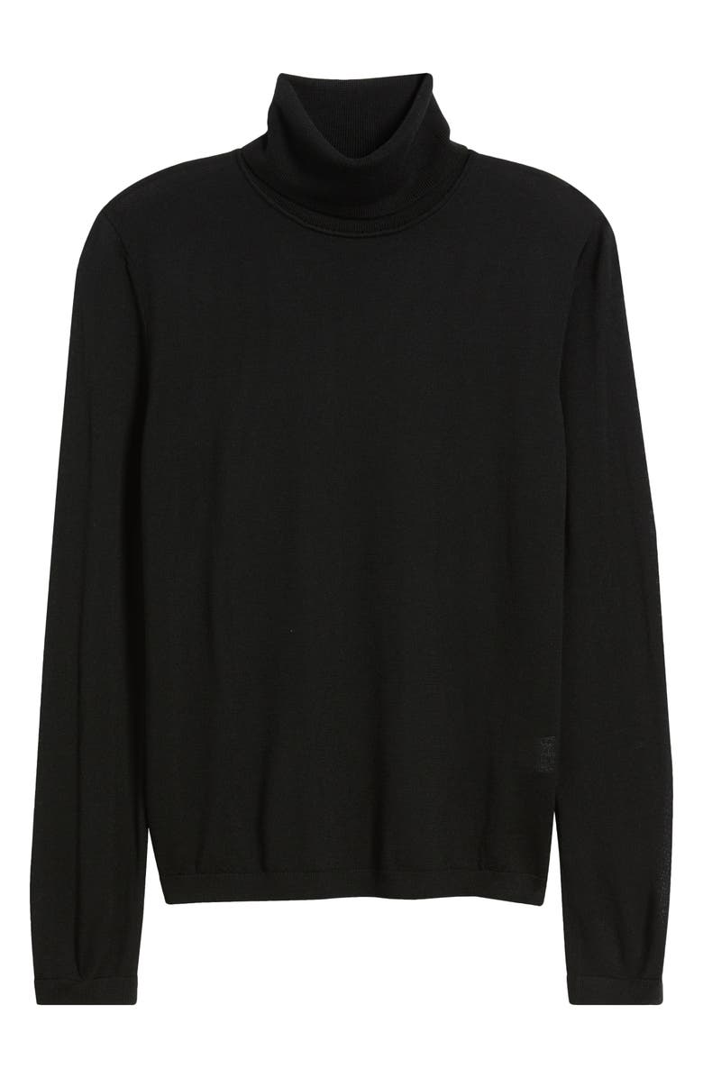 Mavi Jeans Turtleneck Wool Sweater, Alternate, color, Black