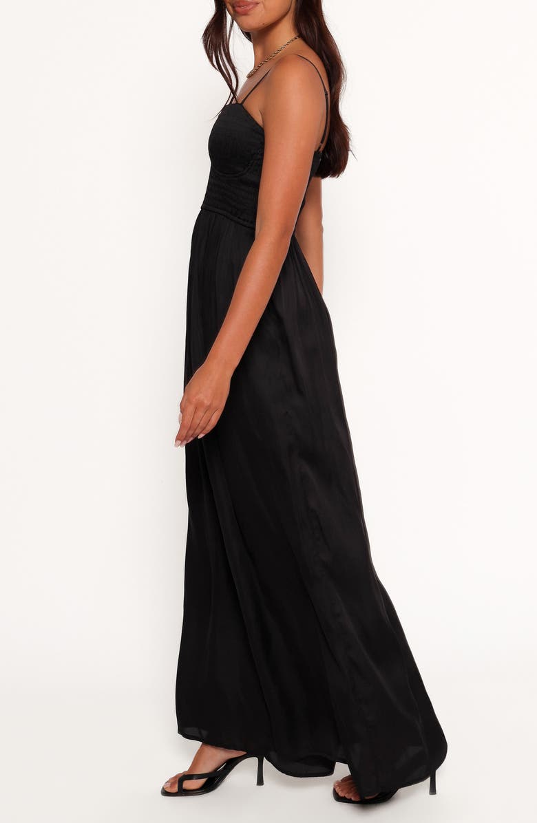 Petal & Pup Karlie Sleeveless Wide Leg Jumpsuit, Alternate, color, Black