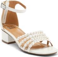 DV by Dolce Vita Kids' Gabbi Faux Pearl Sandal