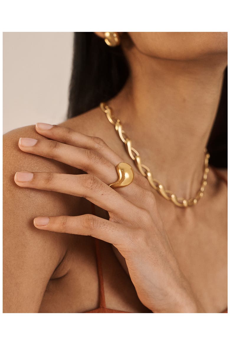 Nura Wrap Ring, Alternate, color, 18CT GOLD VERMEIL/ STER SILVER