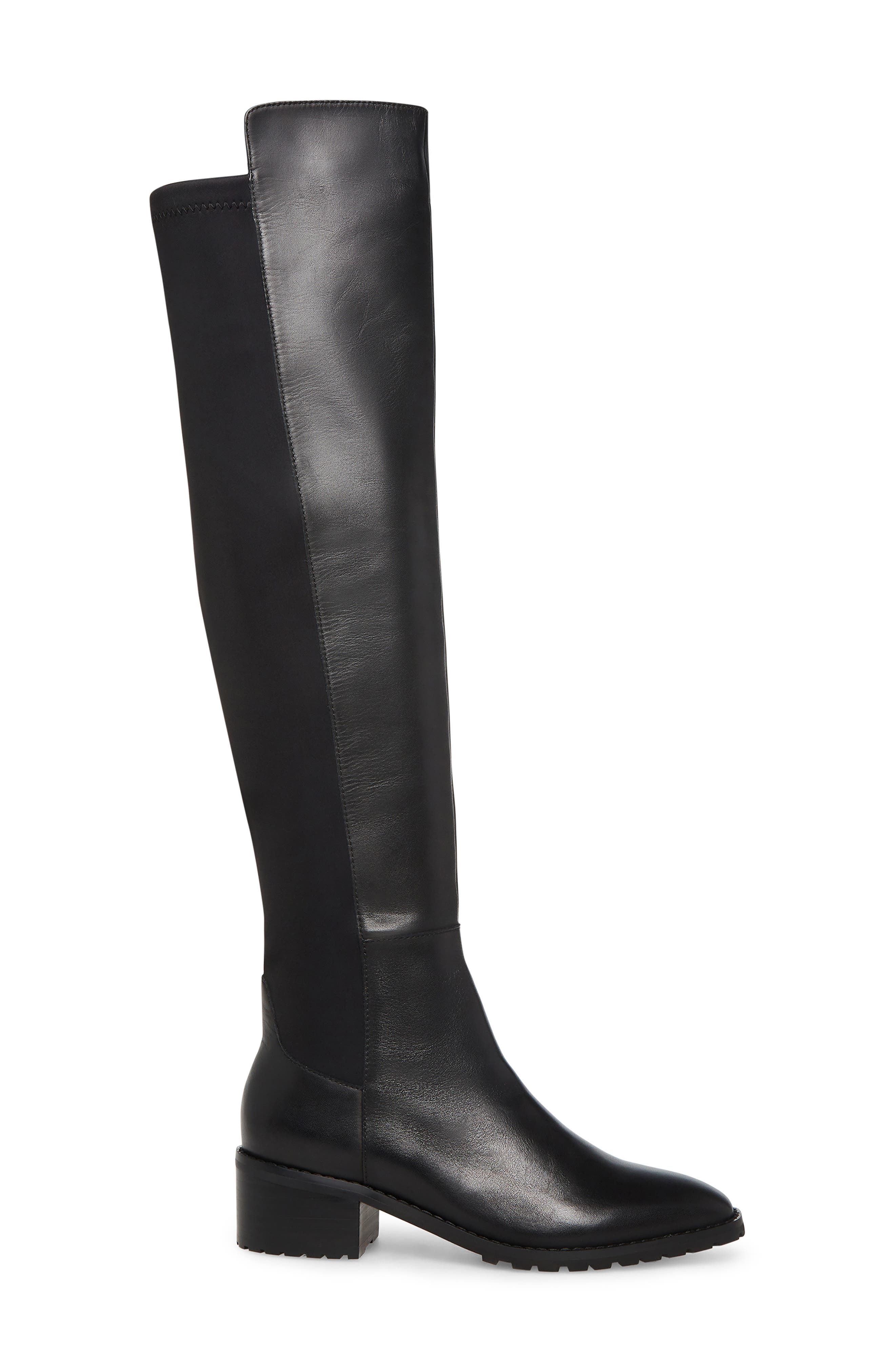 Blondo Sierra Waterproof Over the Knee Boot, Alternate, color, Black Leat