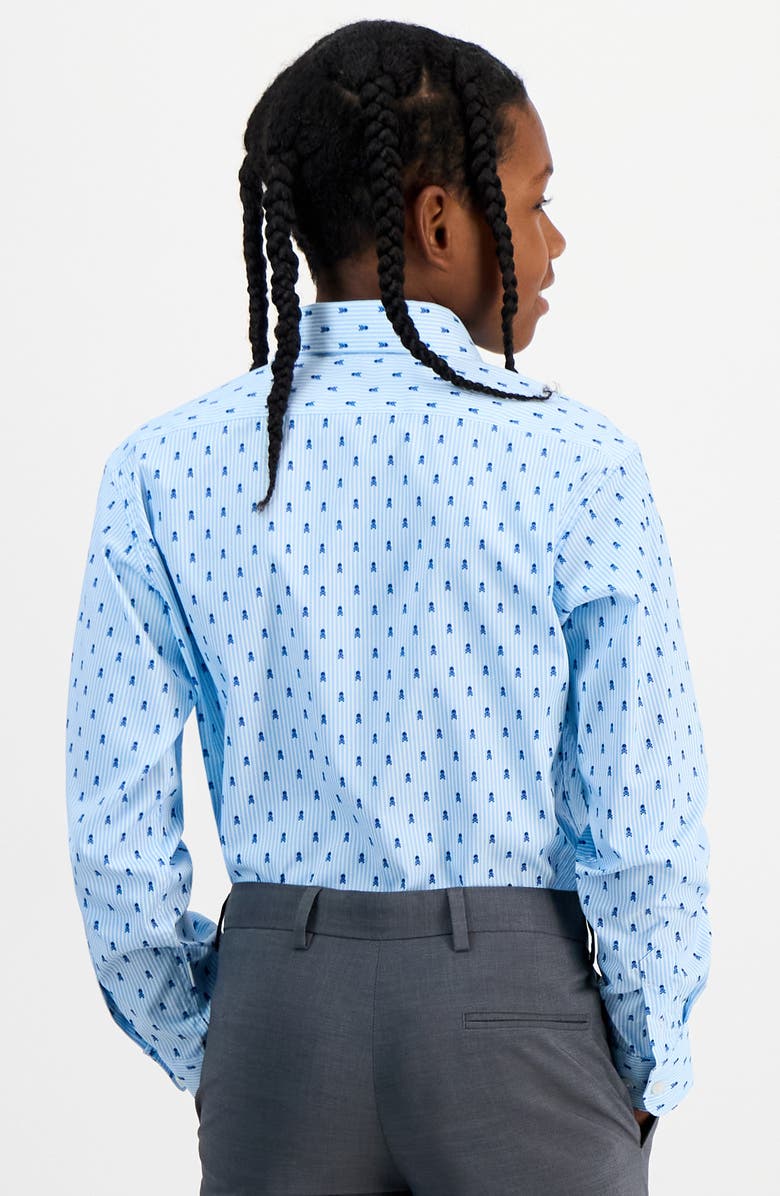 Michael Kors Kids' Skull Dress Shirt, Alternate, color, 