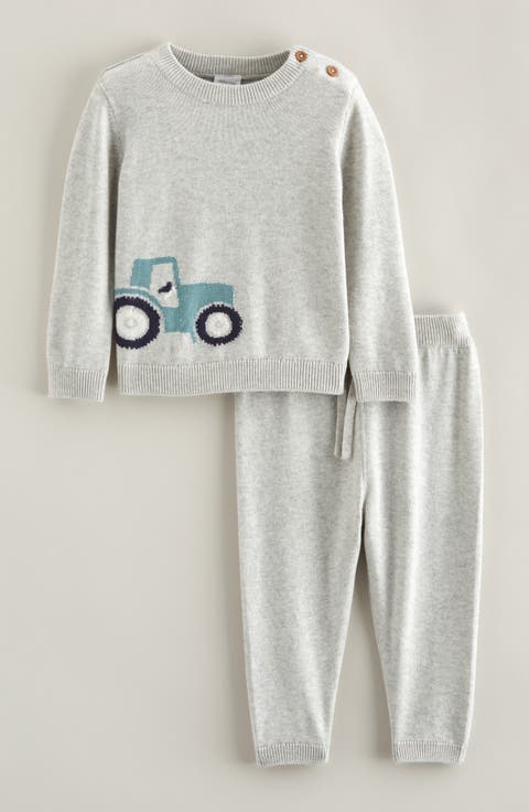 Motif Sweater & Pants Set (Baby)