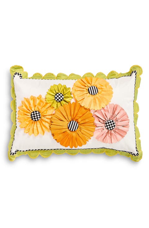 Spring Bouquet Lumbar Accent Pillow