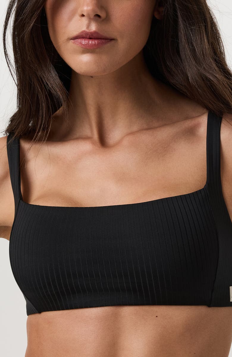 Vuori Inversion Rib Sports Bra, Alternate, color, Black