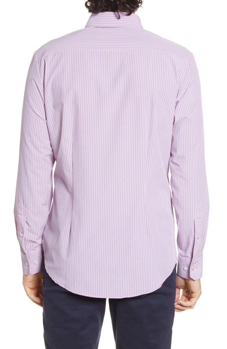 Mizzen+Main Mizzen + Main Leeward Trim Fit Button-Down Performance Shirt, Alternate, color,