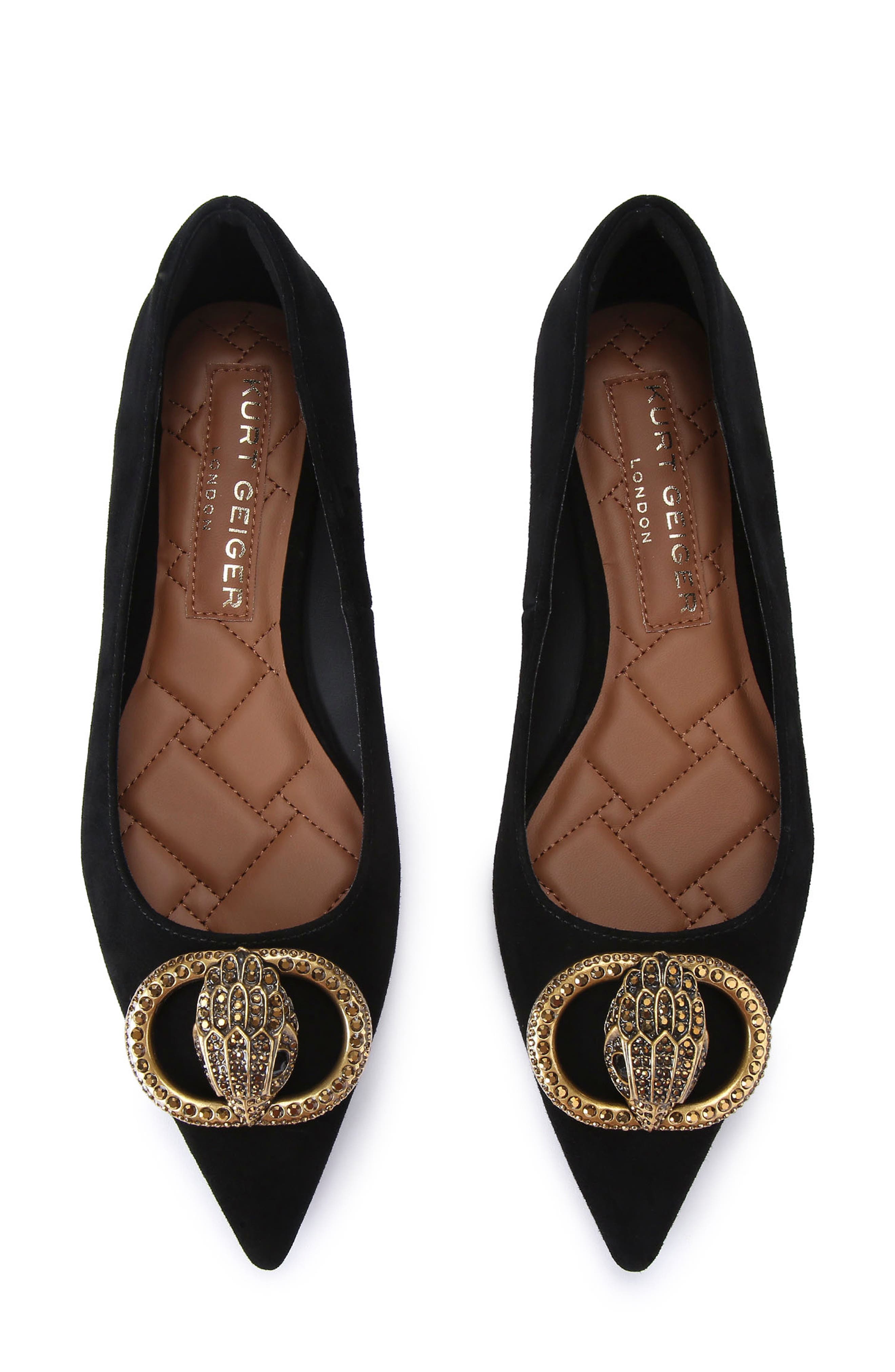 Kurt Geiger London Chelsea Pointed Toe Flat, Alternate, color, 