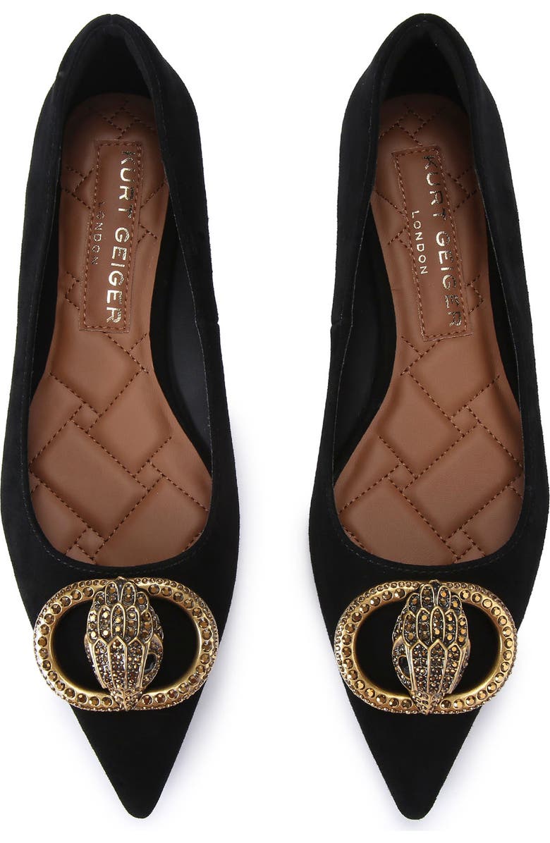 Kurt Geiger London Chelsea Pointed Toe Flat, Alternate, color,