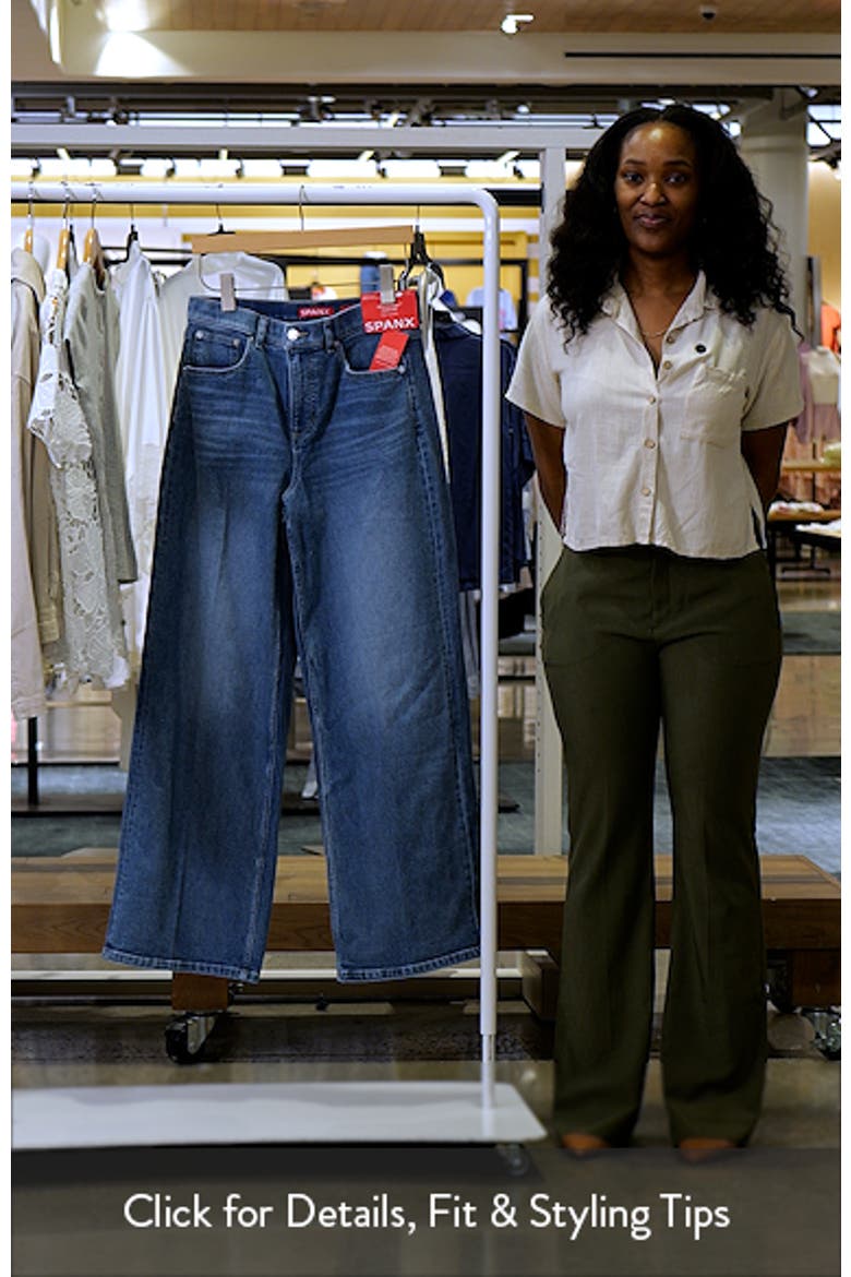 SPANXshape™ Authentic 360 High Waist Wide Leg Jeans video