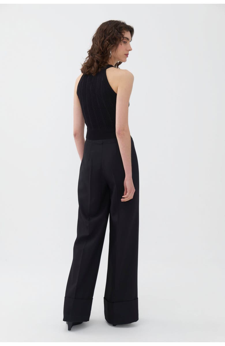 Nocturne High-Waist Flowy Palazzo Pants, Alternate, color, 