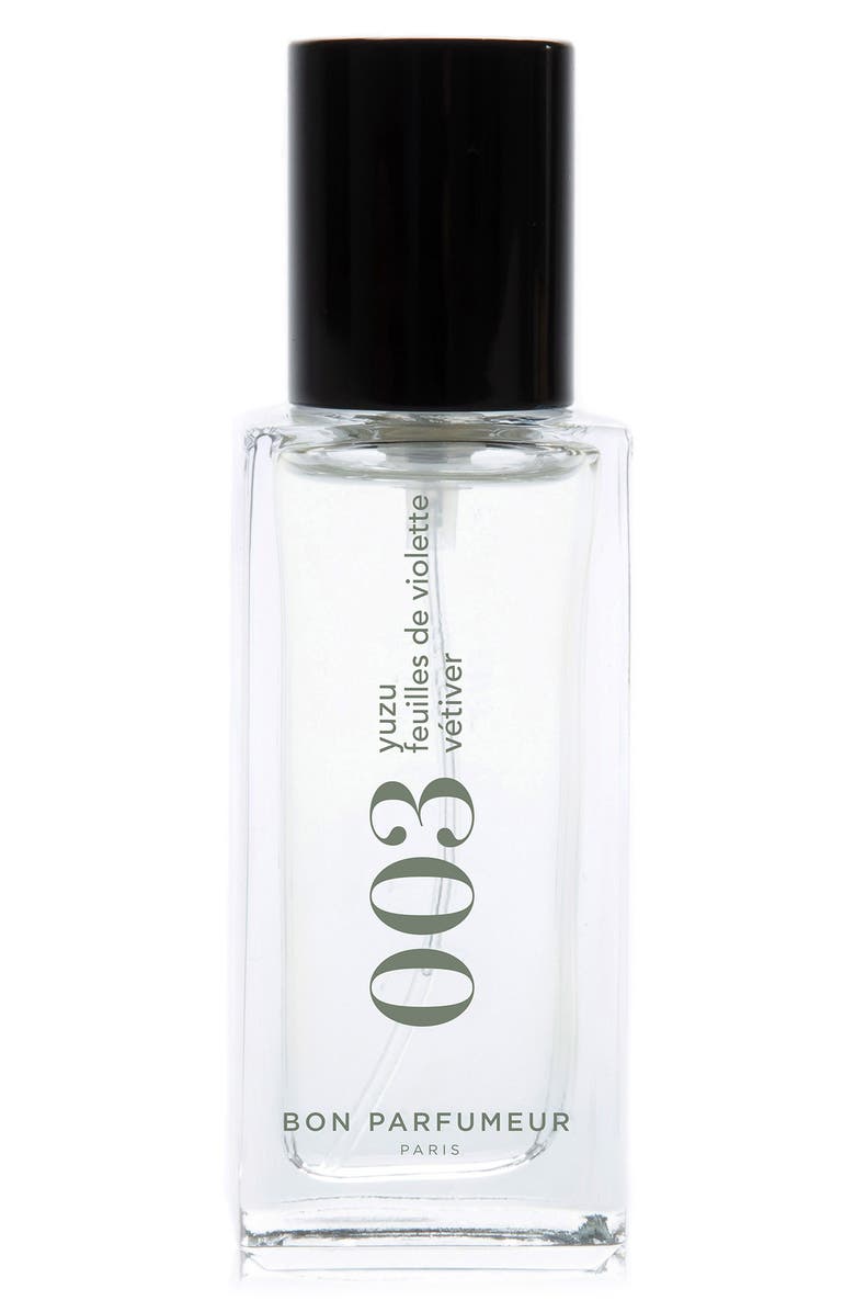 Bon Parfumeur 003 Yuzu, Violet Leaves & Vetiver Eau de Parfum, Alternate, color,
