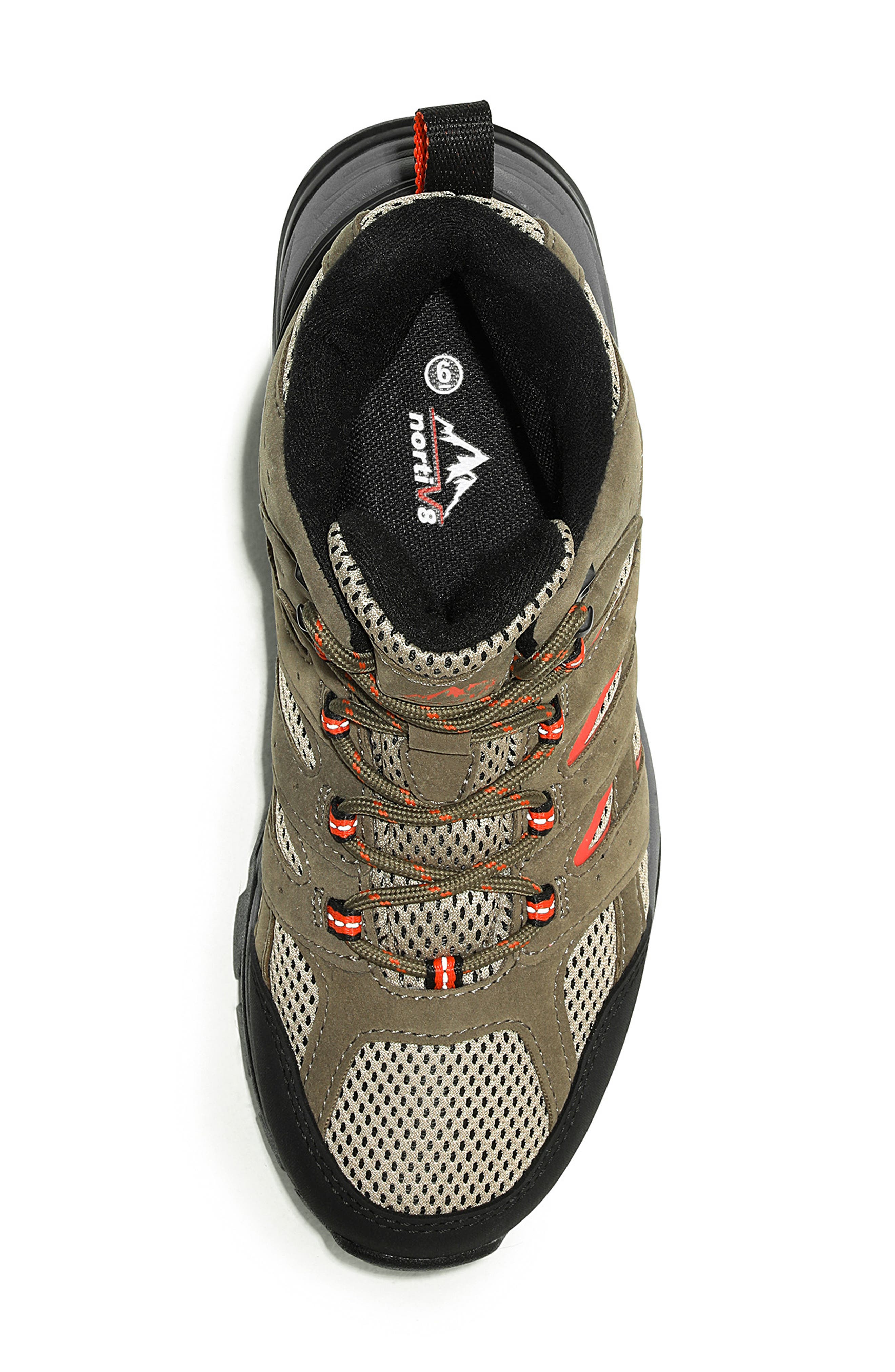 Waterproof Hiking Boot, Alternate, color, BROWN/ ORANGE