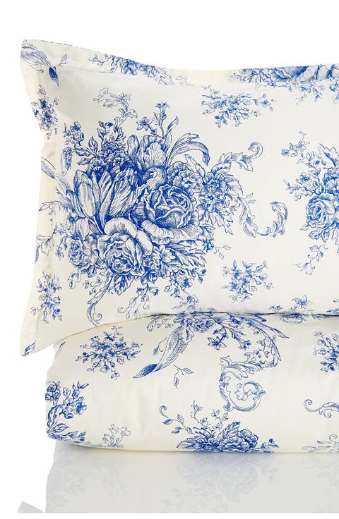 400 Thread Count Cotton Toile Duvet Set