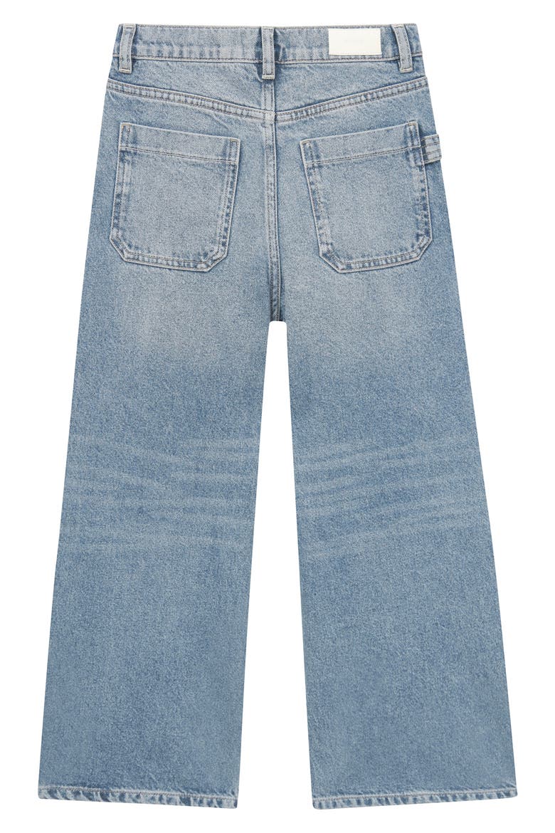 Kids' Zeke Wide Leg Jeans, Alternate, color, AGED MID