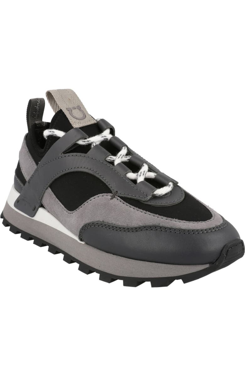 FERRAGAMO Indy Sneaker, Main, color, Black