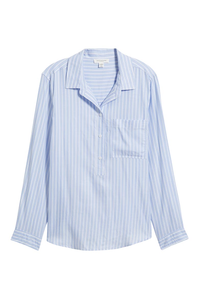 Haley Popover Shirt, Alternate, color, WHISPER LILAC