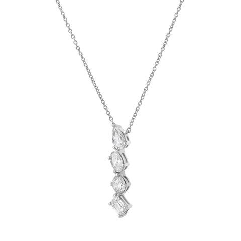 Nerisse 14K Gold Lab Grown Diamond Necklace - 1 Ct