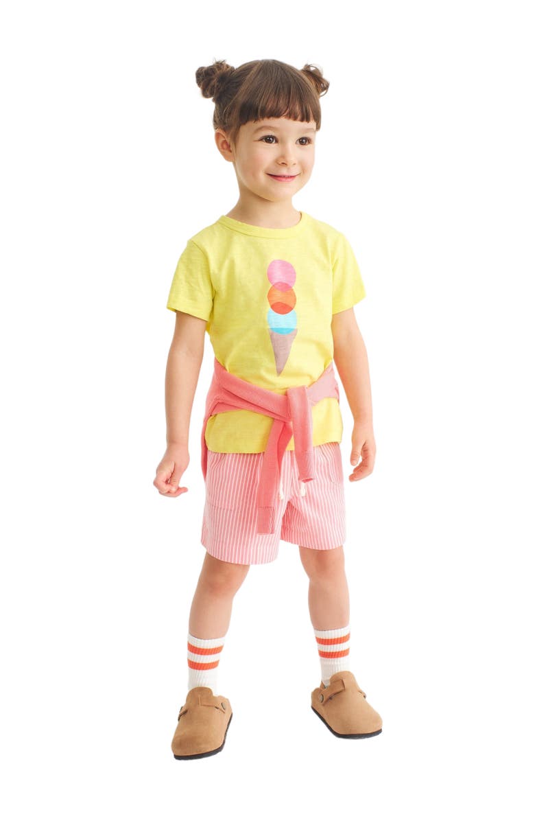 Primary Kids Ice Cream Cone Tee, Alternate, color,